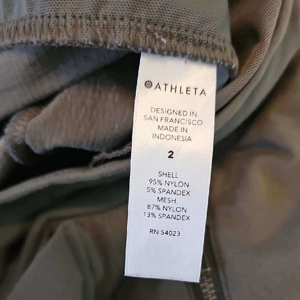 Athleta Trekki North Jogger Pants, Olive Green, Womens 2 - Picture 6 of 8